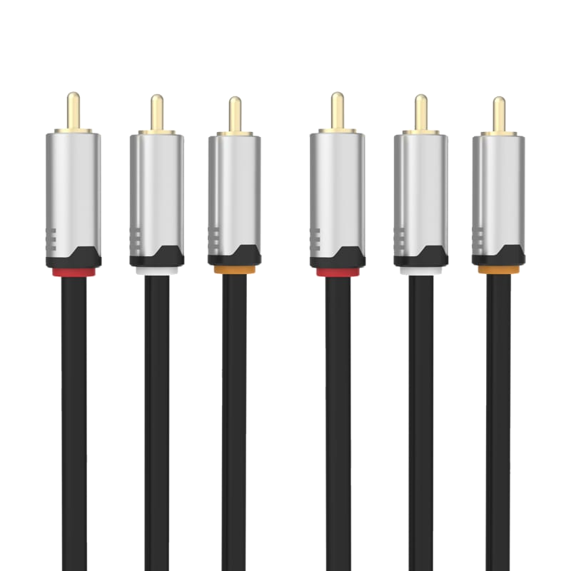 3 x RCA AV Audio Video Cable - HMC231