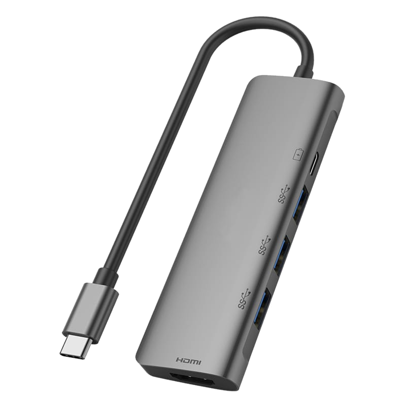USB C 5-in-1 Adapter - PLT465