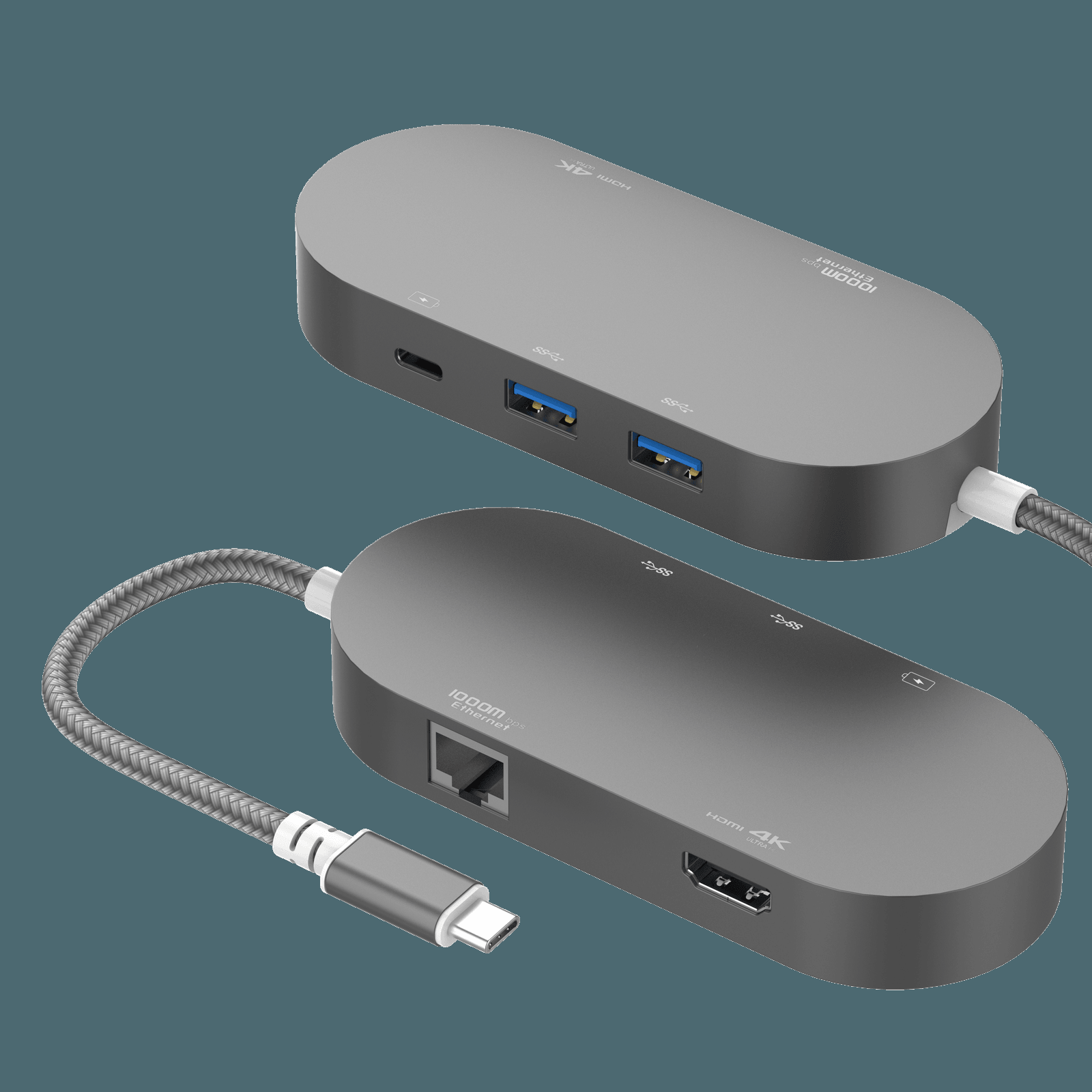 USB C 5-in-1 Adapter - MP468GR — Product image 2