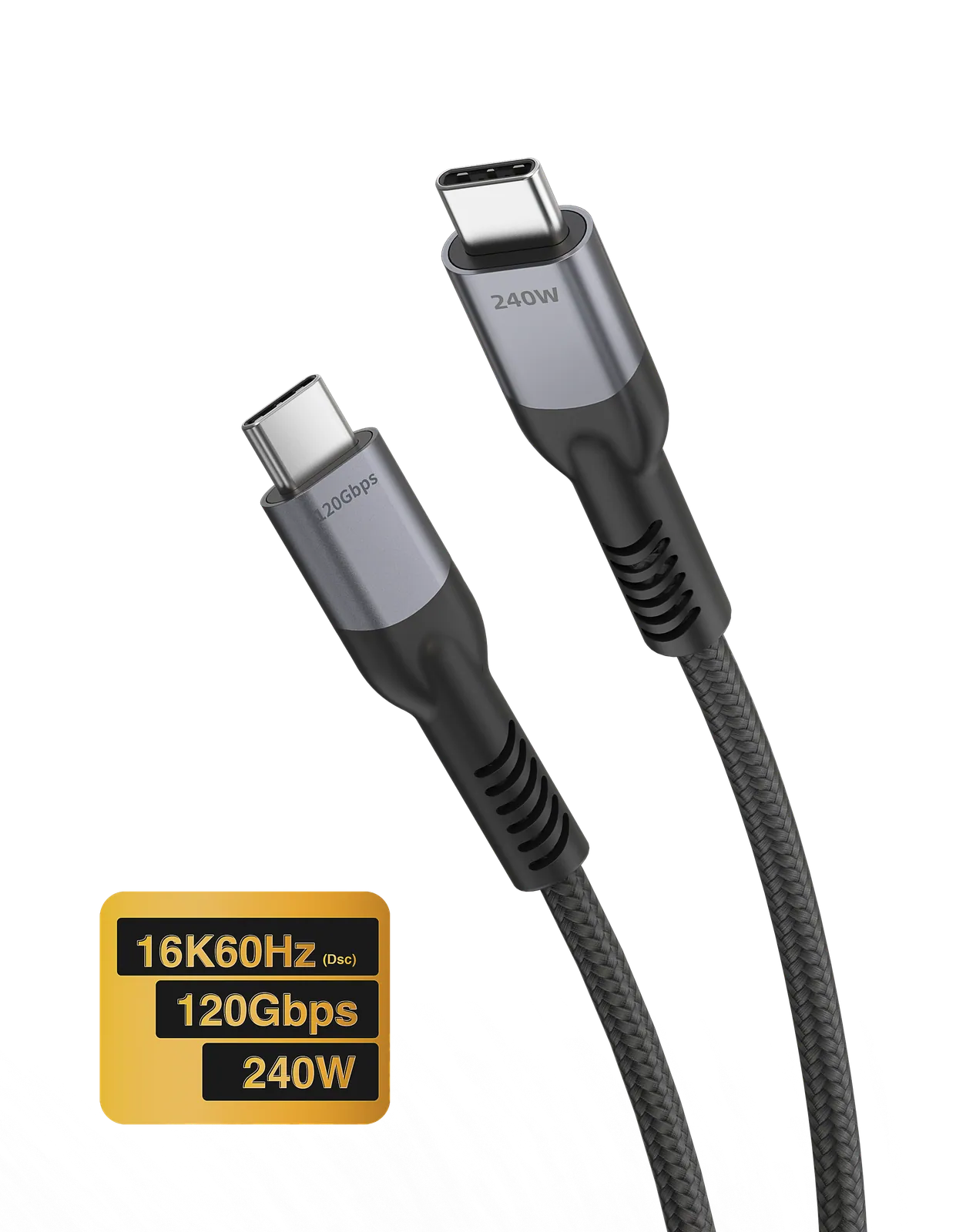 Tonetron USB-C to USB-C braided data cable — OEM / ODM cable factory